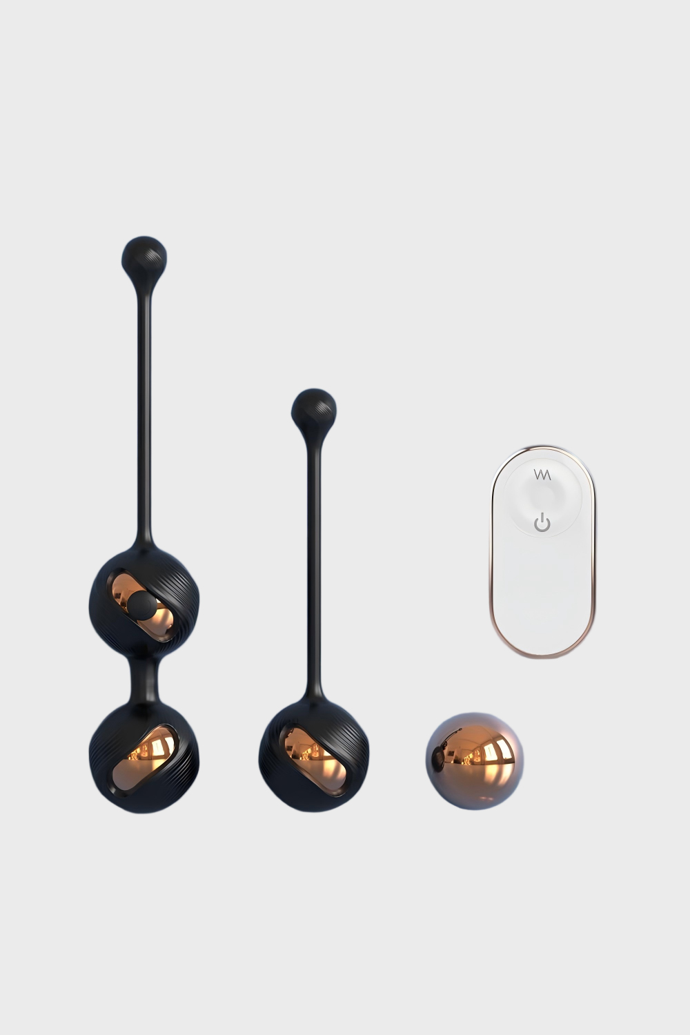 Pinkzyi Gem-RCT Remote Control Vibrating Kegel Egg Trainer-Black Gold-002