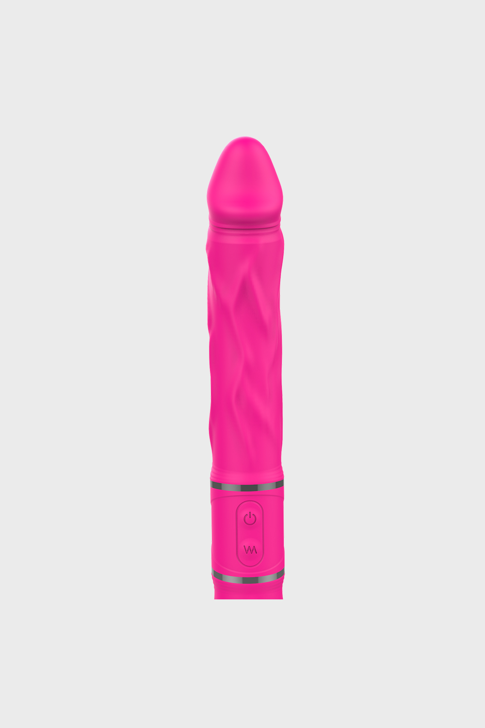 Pinkzyi Cici-RCT Dual-Head Remote Control Vibrating Dildo-Rose Red-006