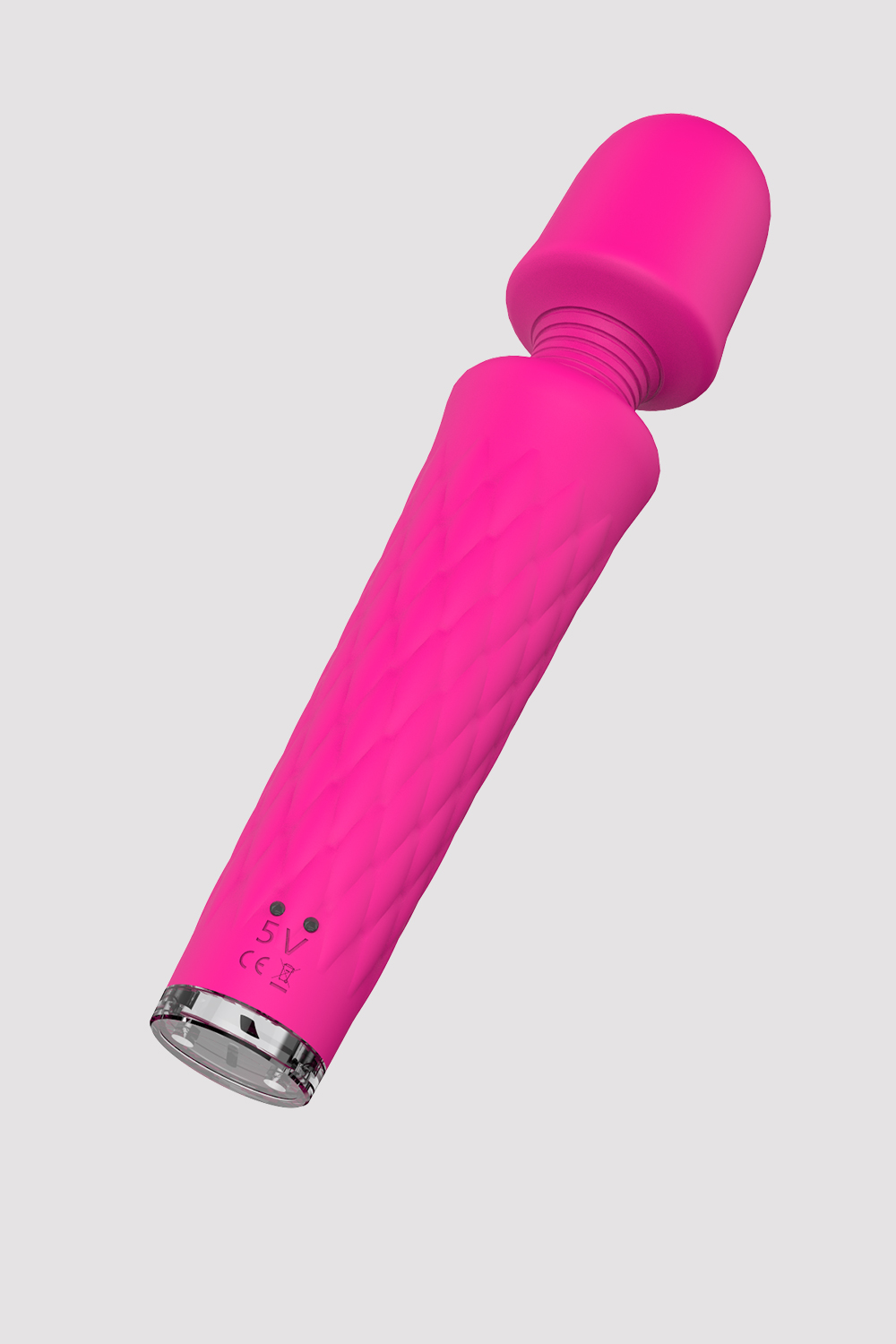 Pinkzyi LUNA 28-Mode Wand Vibrator - Rose Pink-06