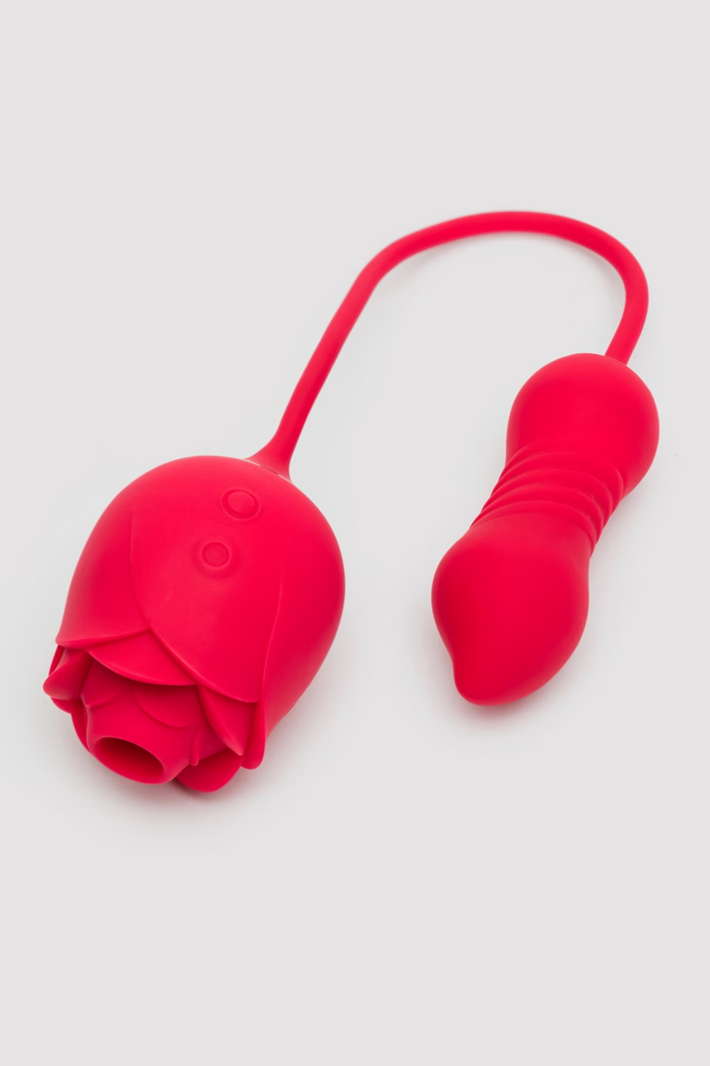 Pinkzyi Power Petal 2-in-1 Clitoral Suction Stimulator with Thrusting Egg Vibrator-002