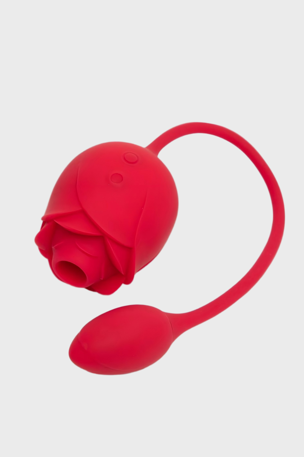 Pinkzyi Roses 2-in-1 Clitoral Suction and Insertable Egg Vibrator - Rose Red-004