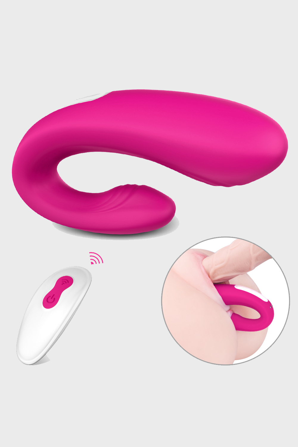 Pinkzyi Enjoy-RCT 9-Mode Remote Control Wearable Vibrator - Rose Red-006