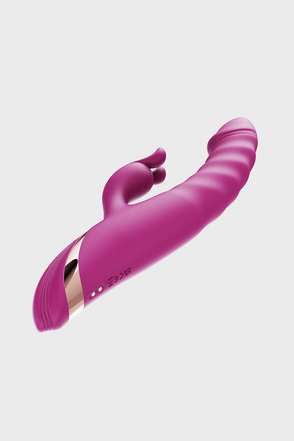 Pinkzyi Bunny Pulse 3-in-1 S-Curve Thrusting Rabbit Dildo-005