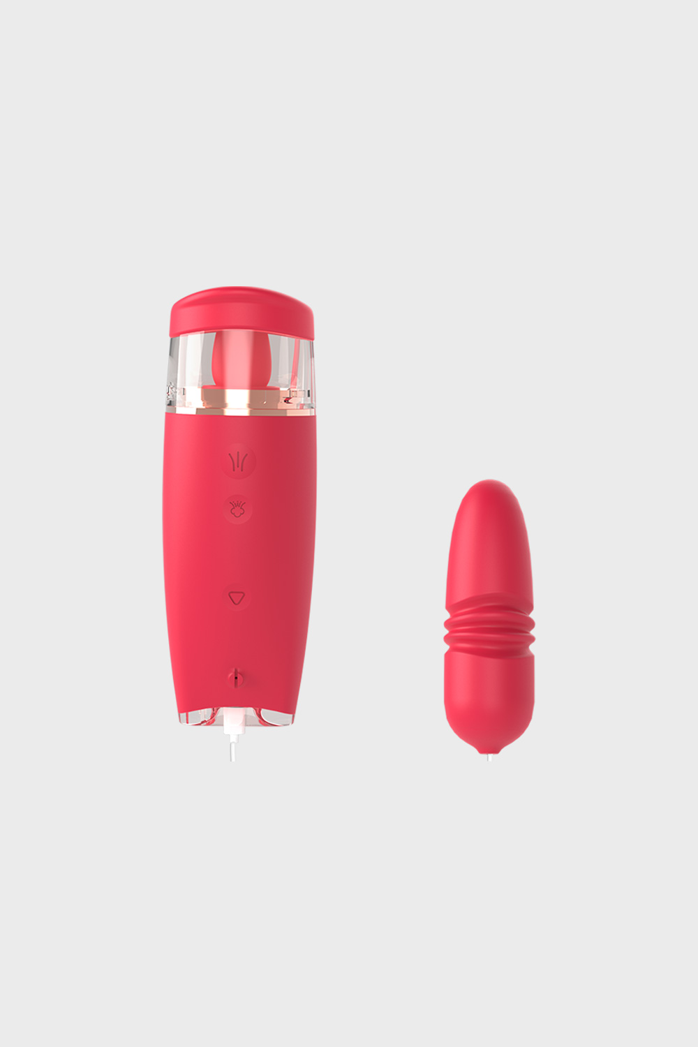 Pinkzyi FREE Pro Licking Suction Vibrator with Thrusting Egg-001