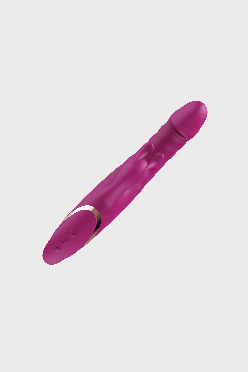 Pinkzyi Bunny Pulse 3-in-1 S-Curve Thrusting Rabbit Dildo-004