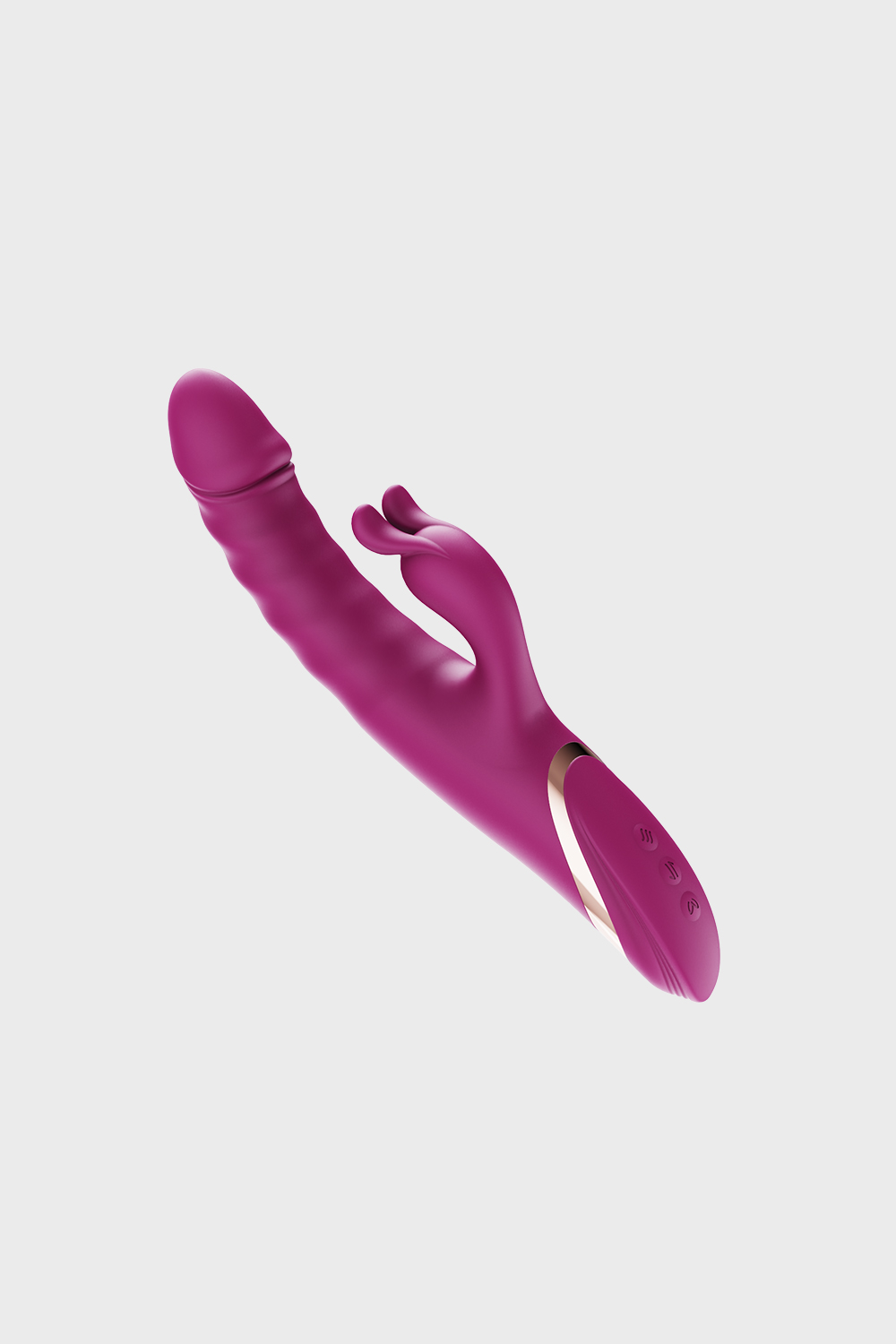 Pinkzyi Bunny Pulse 3-in-1 S-Curve Thrusting Rabbit Dildo-001